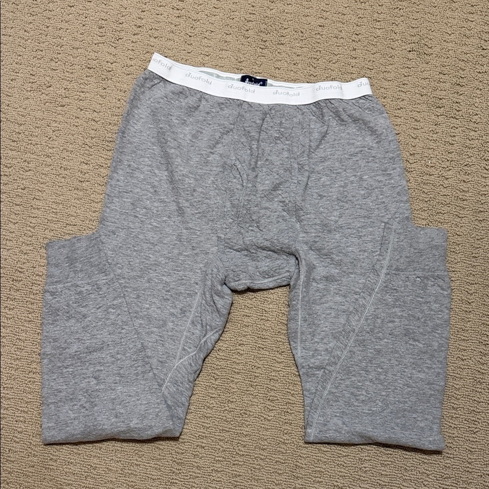 Duofold Set of Two Men's Gray & White Thermal Pants, Long Johns, Size XL. - Picture 7 of 10
